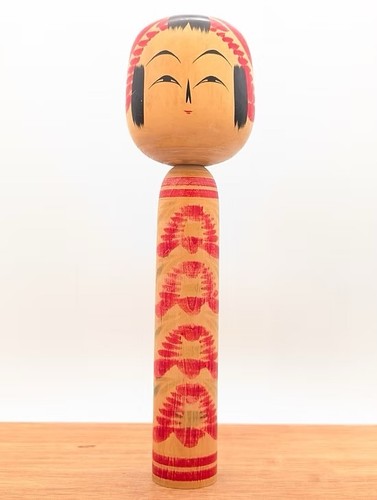 Ki1197 kokeshi togatta vintage - kokeshi,