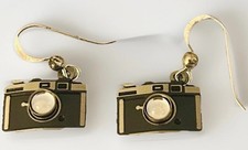 Orecchini fotocamera retrò