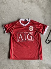 Maglia del Manchester United, stagione 2007/08, con nome e numero Rooney 8 Nuova