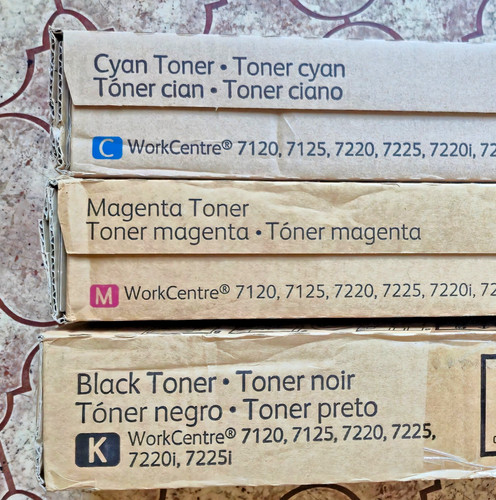 Set toner xerox black cyan - xerox,