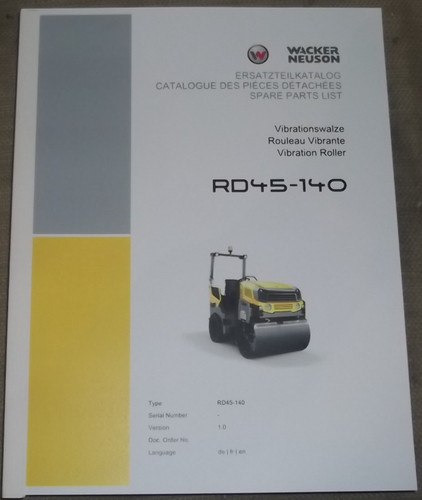 Catalogo manuale parti rullo - manuale,