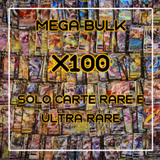 lotto carte Pokemon 100x RARE/HOLO/REVERSE/EX/VMAX/V/GX/ACE/SHINY  Bulk sale