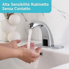 Rubinetto Touchless Automatico – Rubinetto a Sensore con Piastra di Copertura