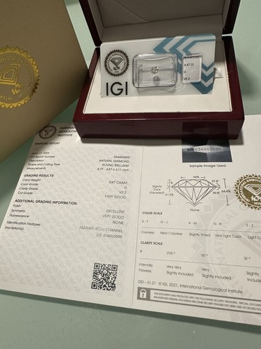 Diamante naturale certificato - diamante,
