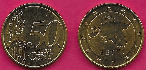 Estonia centesimi euro - estonia,
