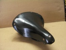 Sella BROOKS mod. Champion S, in cuoio nero, usata, per bici sport / vintage.