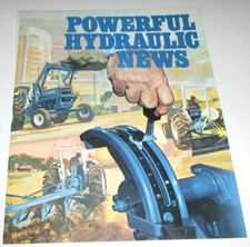 Brochure Vendita Trattore Ford "Potenti Notizie Idrauliche" DM-2018 4100 4600 5600