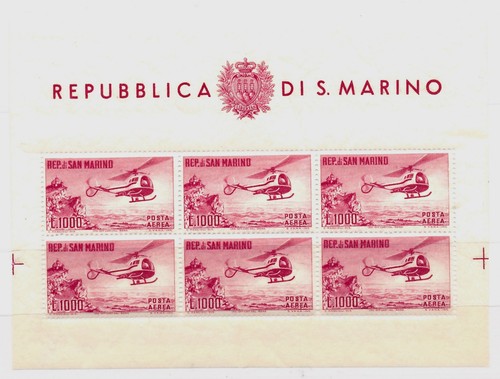 1961 san marino foglietto - san,