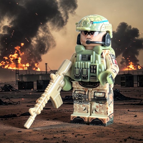 Minifigure soldatino militare