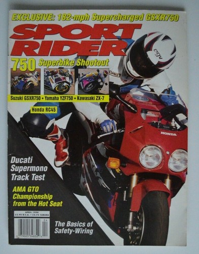 Sport rider april 1994 - april, ducati