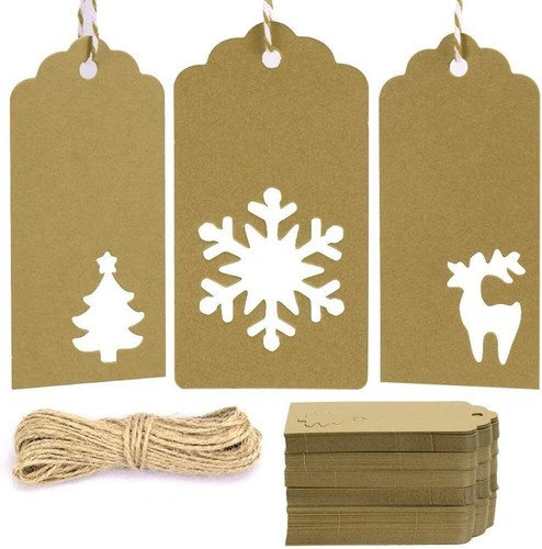 Etichette regalo con fori