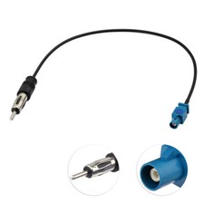CAVO ADATTATORE ANTENNA AUTORADIO FAKRA DIN per BMW Serie 3 E46 Serie 1 E87 Sony JVC AEG