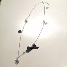 Numero di modello DIOR: SV Ribbon Pearl Star catena collana