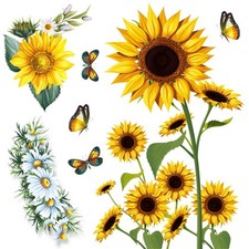 2Set Adesivi Murali Girasole