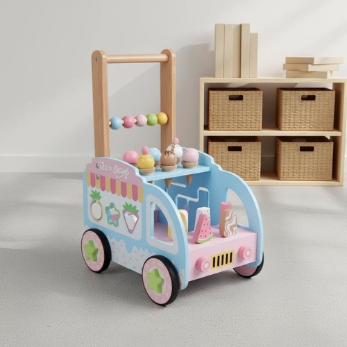 Carrello gelato legno - gelato, in