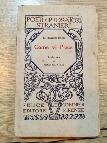 Shakespeare come piace - shakespeare, vi