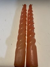 2 candele spirale Vintage