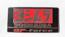 ADESIVO YOSHIMURA STICKER ALLUMINIO 3D ALTE TEMPERATURE SCARICO EXHAUST RETTAN