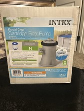 Intex C330 GPH Pump Above