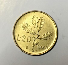 ITALIA REPUBBLICA 20 LIRE 1980