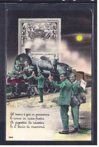 Cartolina militare ricordo del - militare,