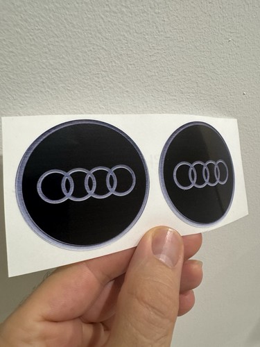 Coprimozzi adesivi audi - adesivi,