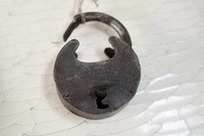 Lucchetto Antico Ferro Battuto Con Chiave Funzionante