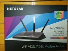 NETGEAR D7000 NIGHTHAWK WI-FI MODEM ROUTER WIRELESS AC1900