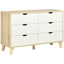 Homcom cassettiera cassetti - 6,