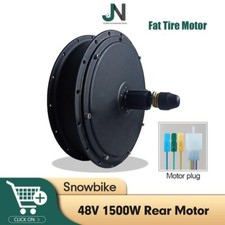 Motore cassetta girevole posteriore 48V 1500W neve e-bike brushless senza ingranaggi ruota 20 26"