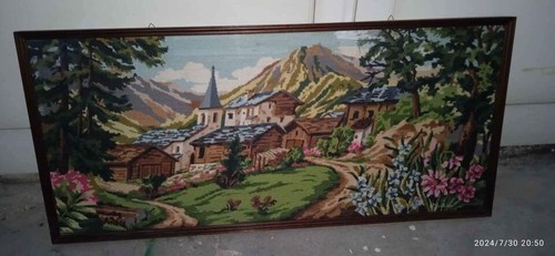 Quadro paesaggio mezzo punto - mezzo,