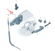 AUDI Q3 8U Barre de montage