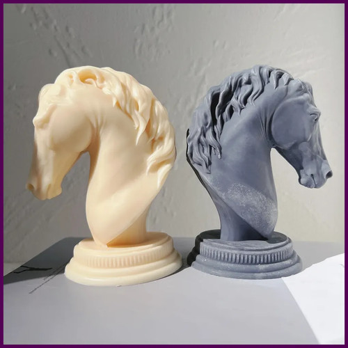 Statua testa cavallo - testa,