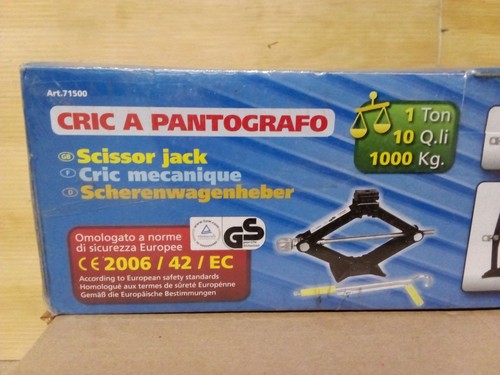Cric pantografo per - a, max
