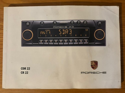 Porsche cdr 22 radio - porsche,