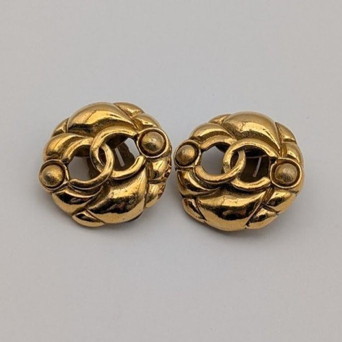 Orecchini chanel marchio - orecchini, chanel,