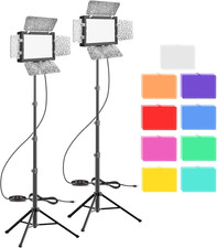 2x Luci Video LED Dimmerabili