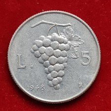 5 Lire 1950 " Uva"