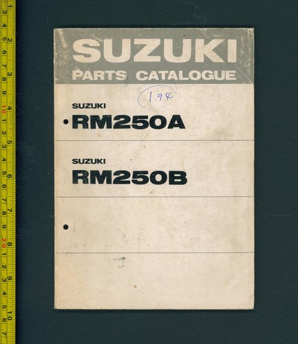 Suzuki rm250 catalogo - suzuki,