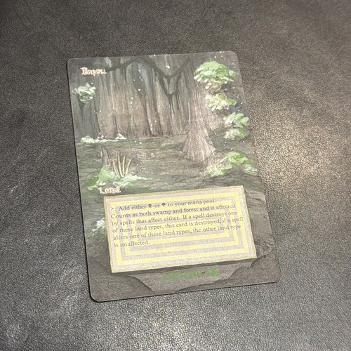 Mtg bayou altered dual - mtg,