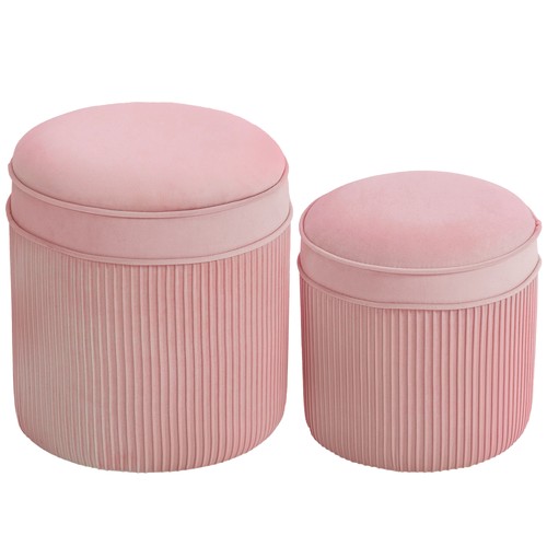 Set pouf poggiapiedi - set, 2