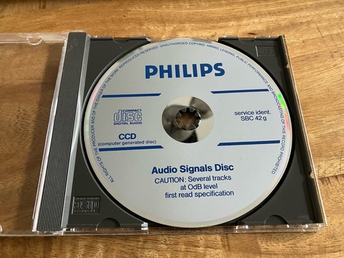 Philips test disc segnali - test,