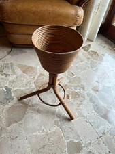 PORTA VASO IN BAMBU ANNI 60/70 VINTAGE