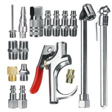 Kit accessori compressore ad aria compressa set 17 pz  raccordi innesti 1/4