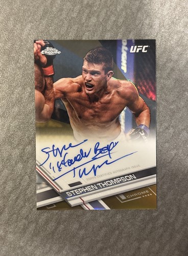 2017 topps chrome ufc stephen - topps,
