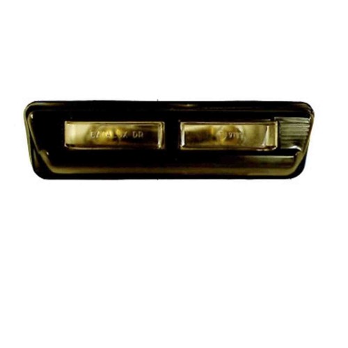 Fanale targa nero per - targa, fiat