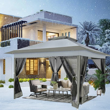 Gazebo 3,65x3,65m Impermeabile