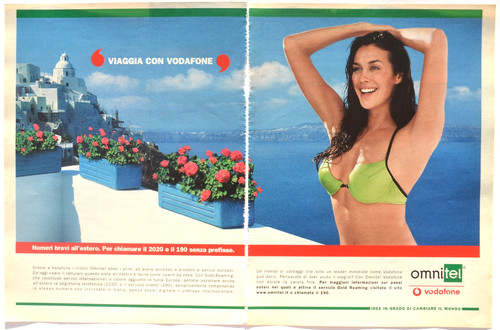 Megan gale vodafone omnitel - megan,
