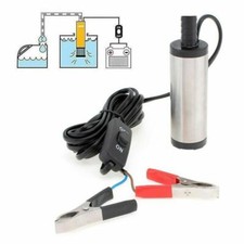 Pompa Travaso 12/24 Volt 30 Litri Carburante Oli Liquidi Diesel Acqua Auto wis