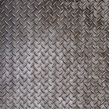 Lamiera lamiere bugnata mandorlata in ferro spessore 2 mm